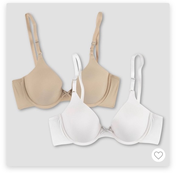 Maidenform Self Expressions Woman’s T-shirt 2 Bras - Picture 2 of 9